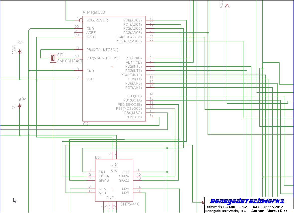 RenegadeTechWorks 3000gt ECS Processor Schematic  