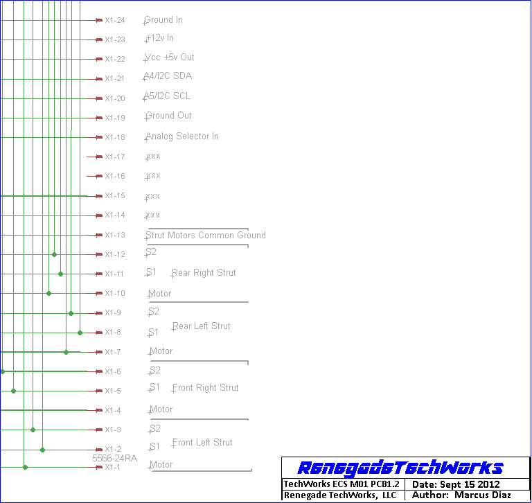 RenegadeTechWorks 3000gt ECS Retrofit Plug Schematic  