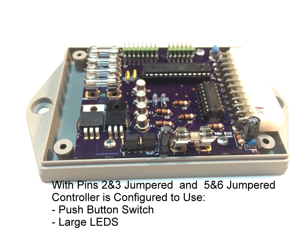 Push Button Switch Large LEDs JumperConfig 